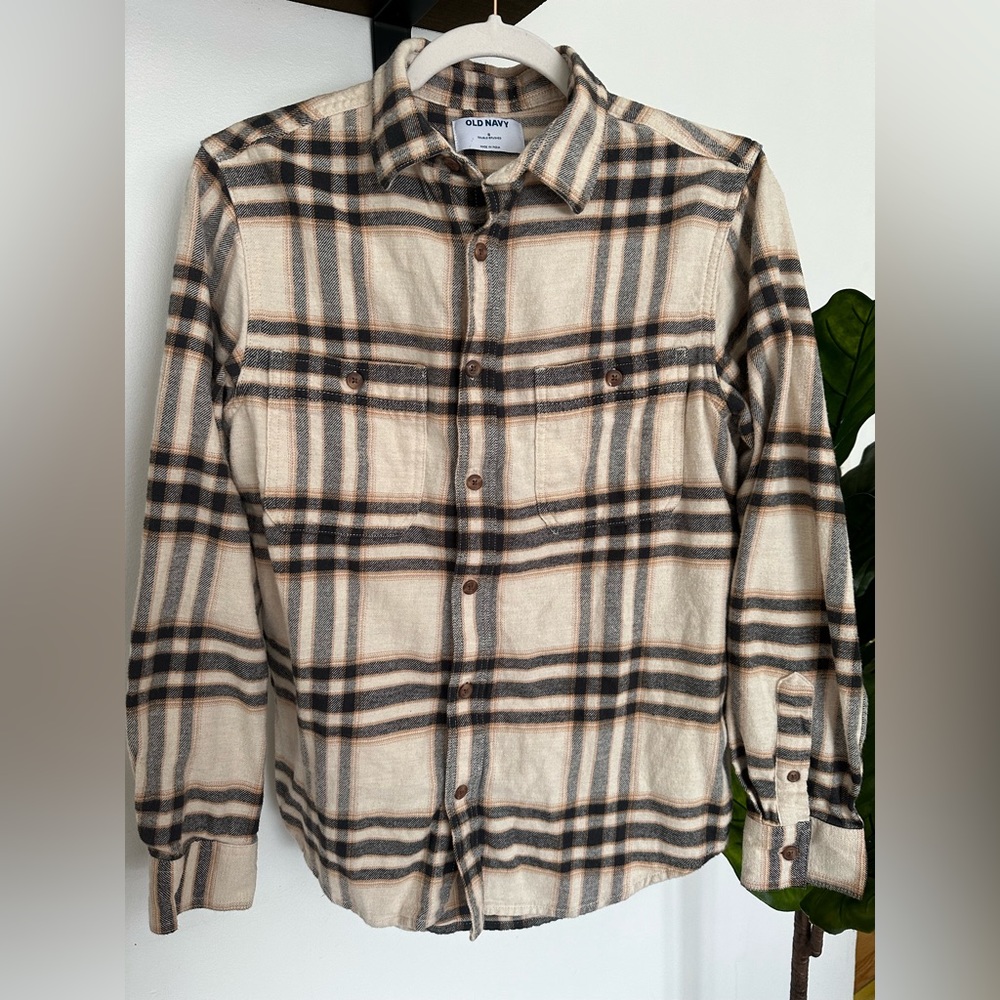 Flannel long sleeve, size s men